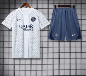 25-26 PSG Paris Training White Kit Soccer Suit AAAAJersey Supply Yupoo