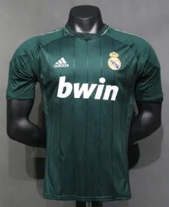 12-13 Real Madrid Third Away Retro Kit Vintage Player Version Sino Shirt AAAAJersey Dropship Yu