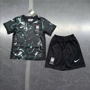 2024 South Korea Away Kid Kits Youth Apparels Football AAAAJersey Supplier