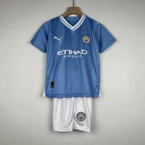 23-24 Kids Manchester City home size 16-28