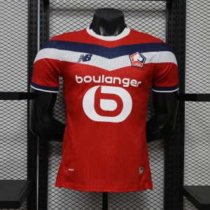 26-27 Lille Home Mens Kit Player Version Football T-Shirt AAAAJersey Supply Yupoo 7