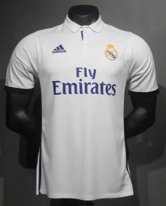 16-17 Real Madrid Home Retro Kit Vintage Player Version Sino Shirt AAAAJersey Dropship Yupoo