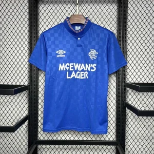 87-90 Rangers Home Retro Kit Vintage Shirt Sport AAAAJersey Yupoo