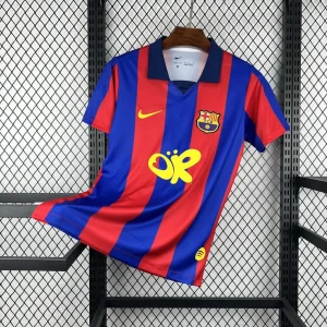 03-04 Barcelona Home Mens Retro Kit Vintage Football T-Shirt AAAAJersey Supply Yupoo 7