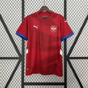 2024 Serbia Home Kit UEFA Euro Shirt Soccer Jerseys Yupoo