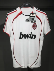 06-07 AC Milan Away Retro Kit Vintage Player Version Sino Shirt AAAAJersey Dropship Yupoo