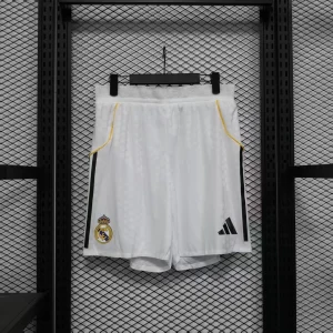 25-26 Real Madrid Home Player Version White Shorts AAAAJersey Wholesale Yupoo