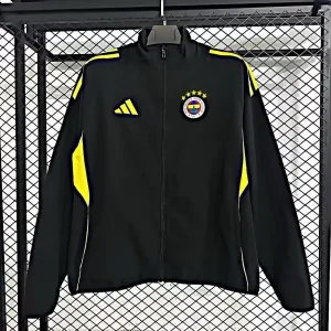 25-26 Fenerbahce windbreaker Black Full zip Sports Jacket Sino Kit AAAAJersey Supply Yupoo