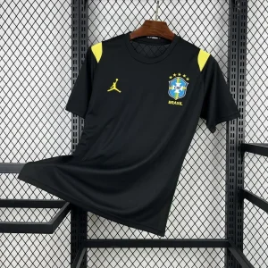 2026 Brazil Mens Pre-Match Kit Football Black T-Shirt AAAAJersey Supply Yupoo6