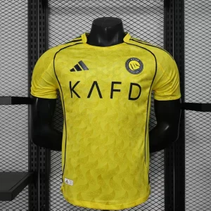25-26 Al-Nassr Home Yellow Kit Player Version Soccer Shirt AAAAJersey Yupoo