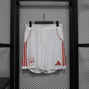 25-26 Arsenal Home White Player Version Shorts AAAAJersey Supplier Yupoo