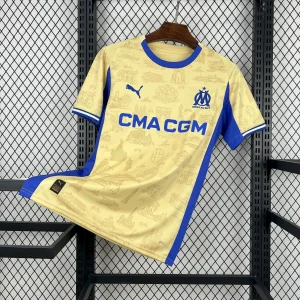 25-26 Marseille Fourth Away Kit Football T-Shirt AAAAJersey Supply Yupoo