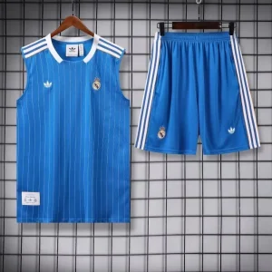 25-26 Real Madrid Blue Casual Vest Kit Football AAAAJersey Yupoo