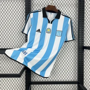 00-01 Racing Club de Avellaneda Home Retro Kit Vintage Shirt AAAAJersey Supplier Yupoo