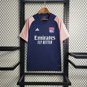 23-24 Lyon Blue Training Suit Size S-XXL Soccer Jersey
