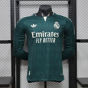 26-27 Real Madrid Away Kit Player Version Football Long Sleeve Shirt AAAAJersey Supply Yupoo 9