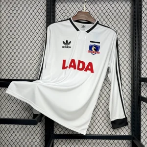 1991 Colo Colo Home Retro Kit Vintage Long Sleeve Shirt Football AAAAJersey Wholesale Yupoo