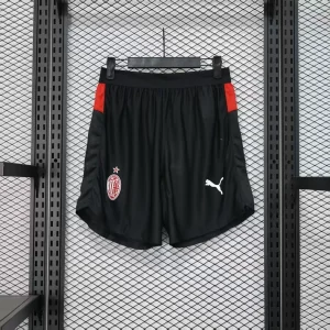 25-26 shorts AC Milan home Football Trousers Player Version Shorts AAAAJersey Supply Yupoo