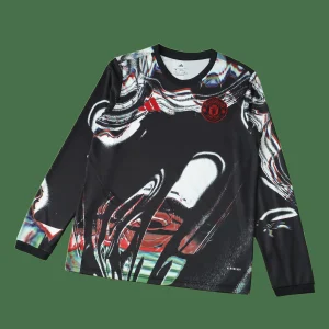 25-26 Manchester United Pre-Match Long sleeve T-Shirt Soccer AAAAJersey Supply Yupoo