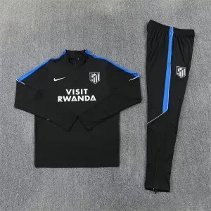 26-27 Atlético Madrid Mens Kit Black Half Pull Training Suit Yupoo 7