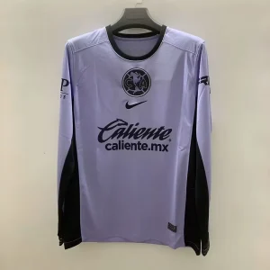 23-24 Club de Futbol America Third Kit Long Sleeve Purple Cheap Jersey Yupoo