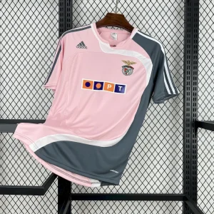 07-08 Benfica Away Retro Kit（Sponsor2）Vintage T-Shirt Soccer AAAAJersey Yupoo