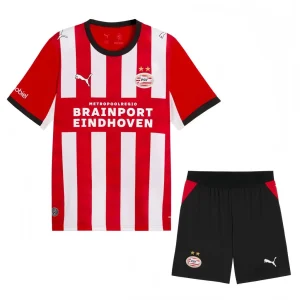 26-27 PSV Eindhoven Home Kid Kits Youth Football Apparels AAAAJersey Supply Yupoo 2
