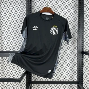 25-26 Santos Black Goalkeeper Kit Soccer T-Shirt AAAAJersey Supply Yupoo