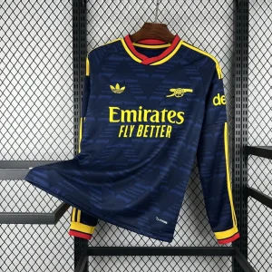 26-27 Arsenal Mens Away Kit Soccer Long Sleeve T-Shirt AAAAJersey Dropship Yupoo 2