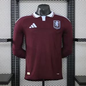 26-27 Aston Villa Home Kit Player Version Football Long Sleeve Shirt AAAAJersey Supply Yupoo 6