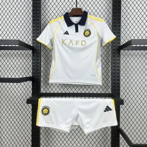 25-26 Al-Nassr Third Kid Kits Youth Apparels AAAAJersey Supply Yupoo
