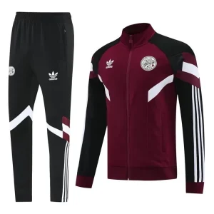 24-25 Ajax Football Red Tracksuit Long Jacket Suits