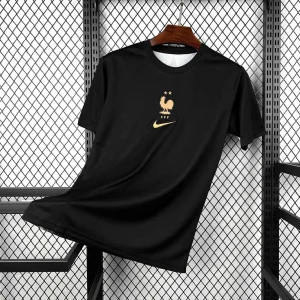 2026 France Mens Goalkeeper Kit Football Black T-Shirt AAAAJersey Supply Yupoo