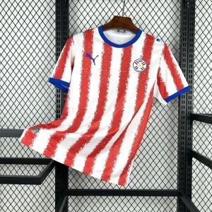2026 Paraguay World Cup FIFA Home Mens Kit Football T-Shirt AAAAJersey Supply Yupoo7